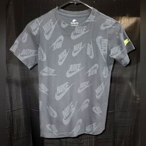 Nike Kid's Dark Gray Logo Tee